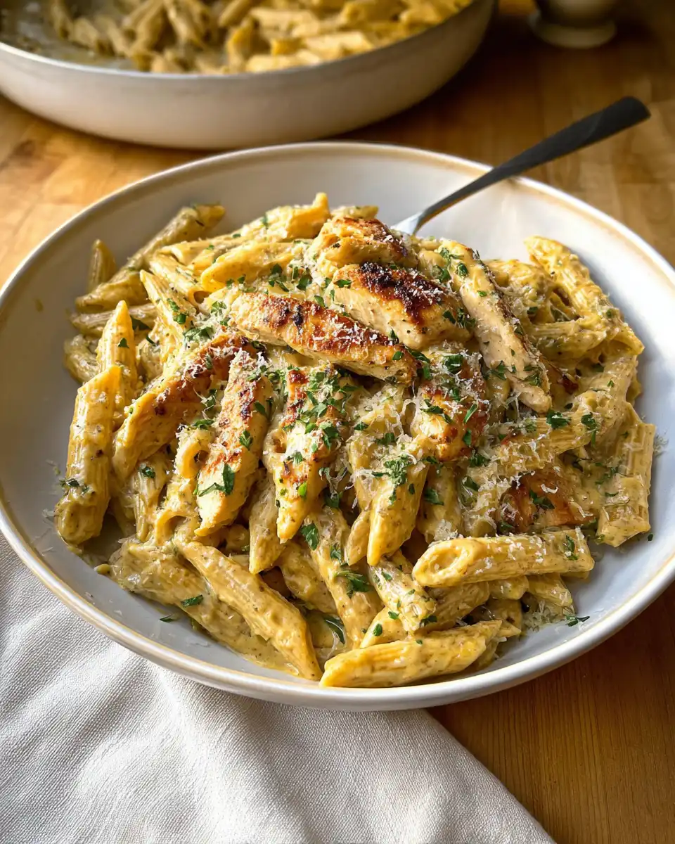 Garlic Parmesan Chicken Pasta