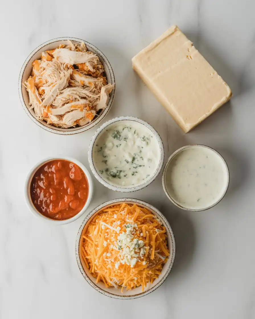 Ingredients Buffalo Chicken Dip recipe