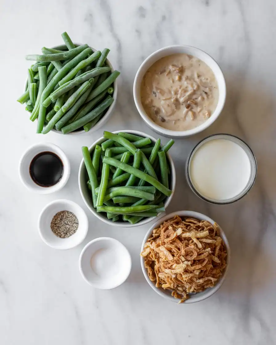 Ingredients Green bean casserole