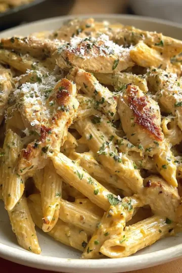 Recipe Garlic Parmesan Chicken Pasta