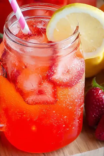 Homemade Strawberry Lemonade recipe