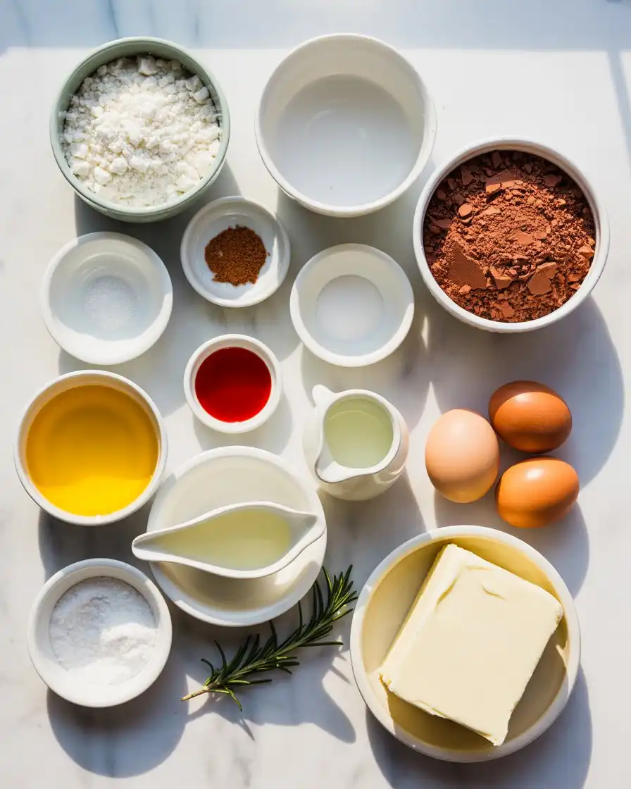 Ingredients Red Velvet Cake