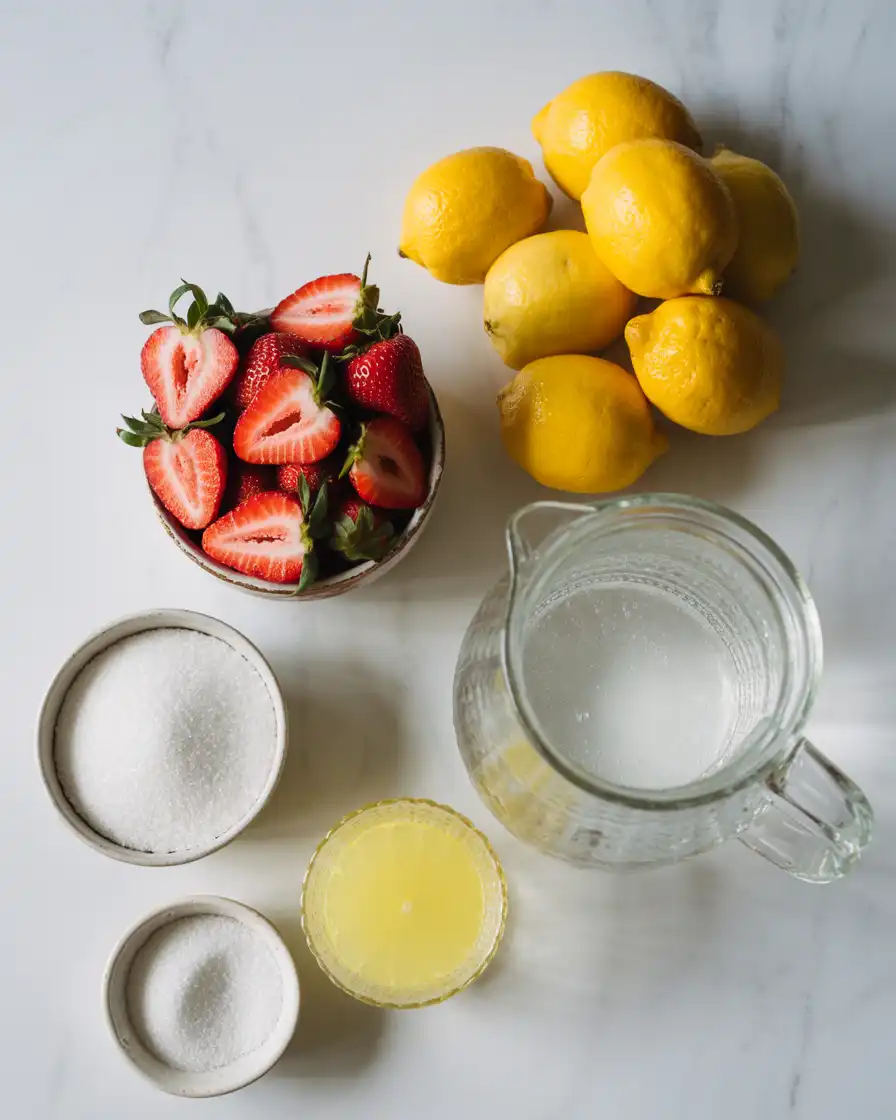 Ingredients Strawberry Lemonade