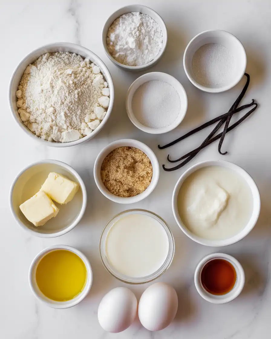 Ingredients Vanilla Cake Recipe