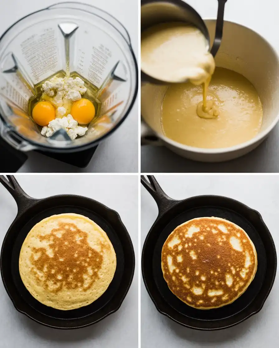 How to make Cottage Cheese Pancakes