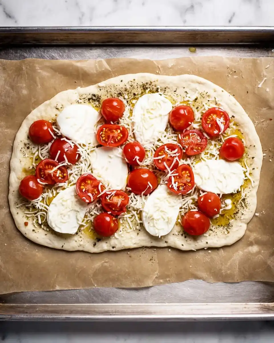 How to make Margherita Flatbread Pizza Recipe