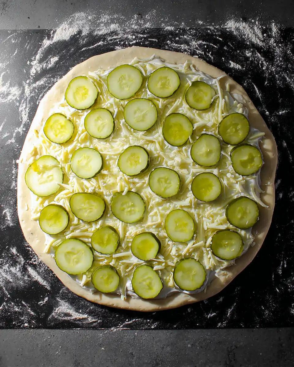 How to make Ranch and Dill Pickle Pizza