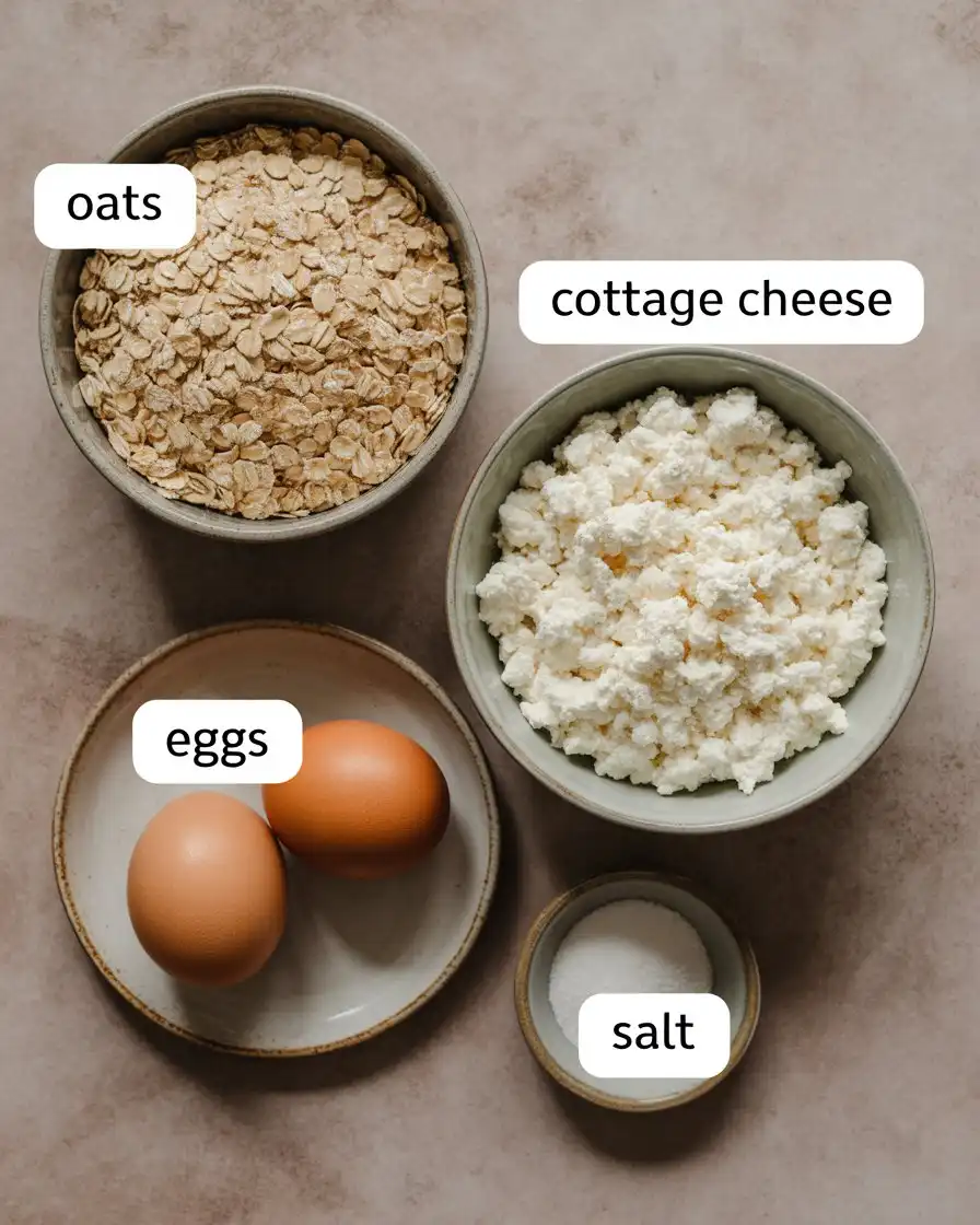 Ingredients Of Cottage Cheese Pancakes Recipe