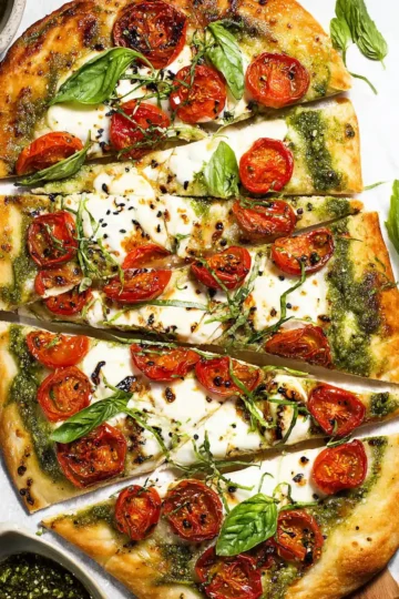 Margherita Flatbread Pizza Recipe