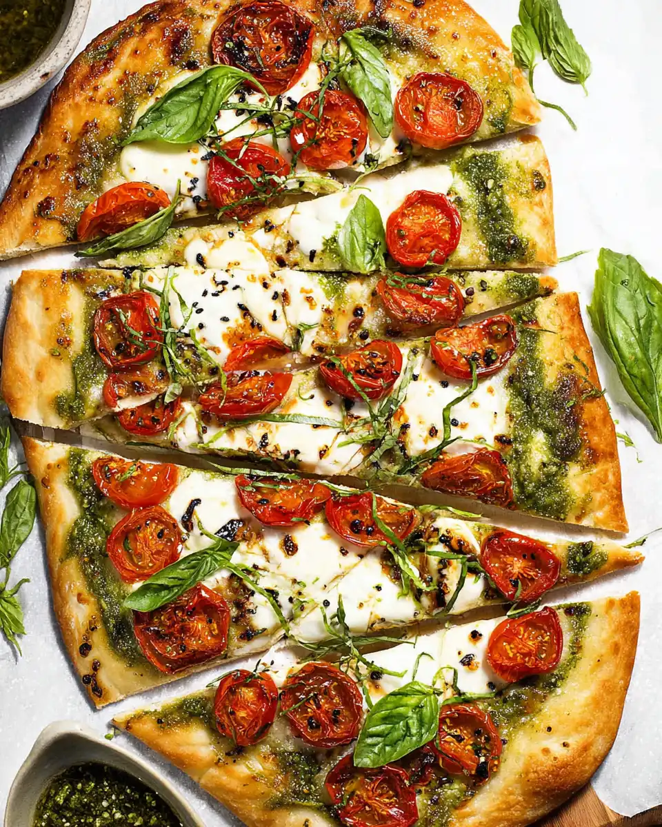 Margherita Flatbread Pizza Recipe