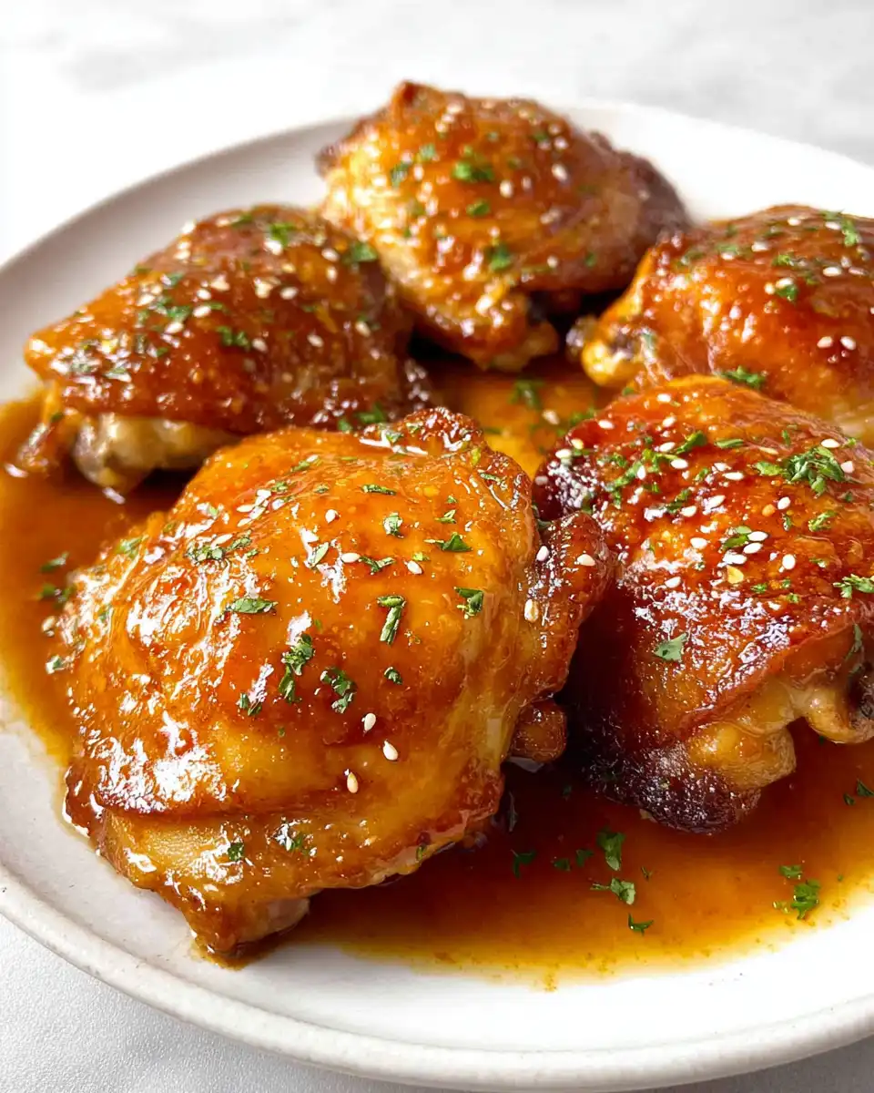 Crockpot Honey Garlic Chicken Thighs Recipe