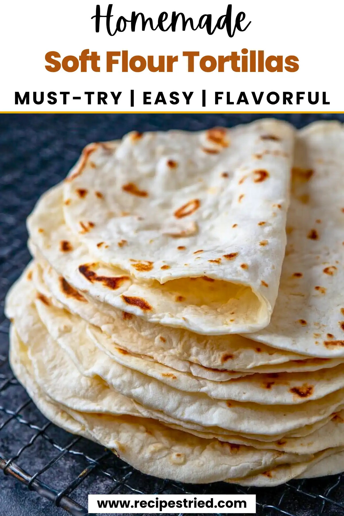 Homemade Flour Tortillas Recipe