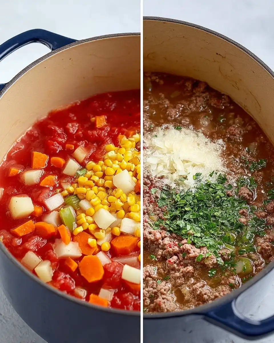 How to Make Hamburger Soup