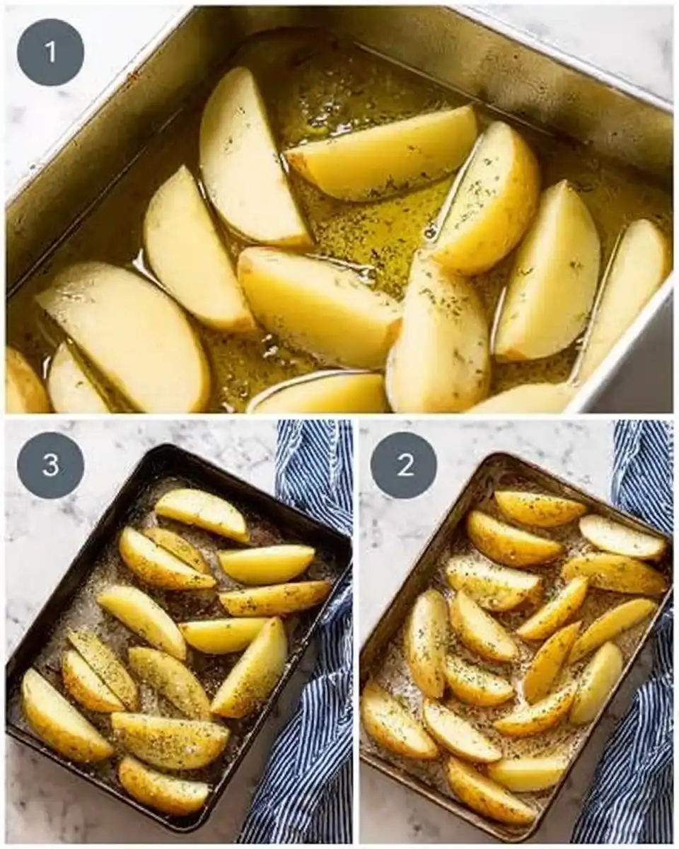 How to make Greek Lemon Potatoes