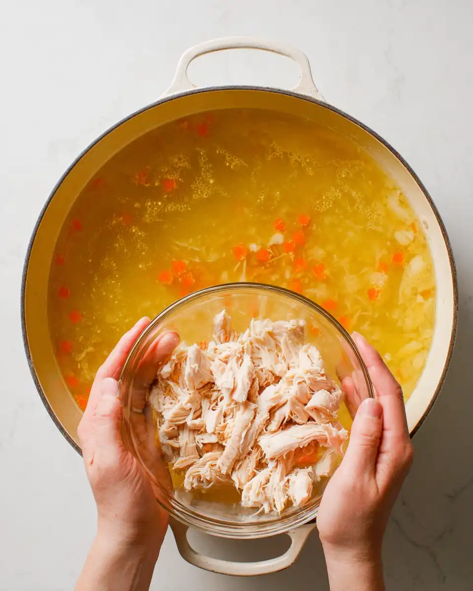How to make Lemon Chicken Orzo Soup