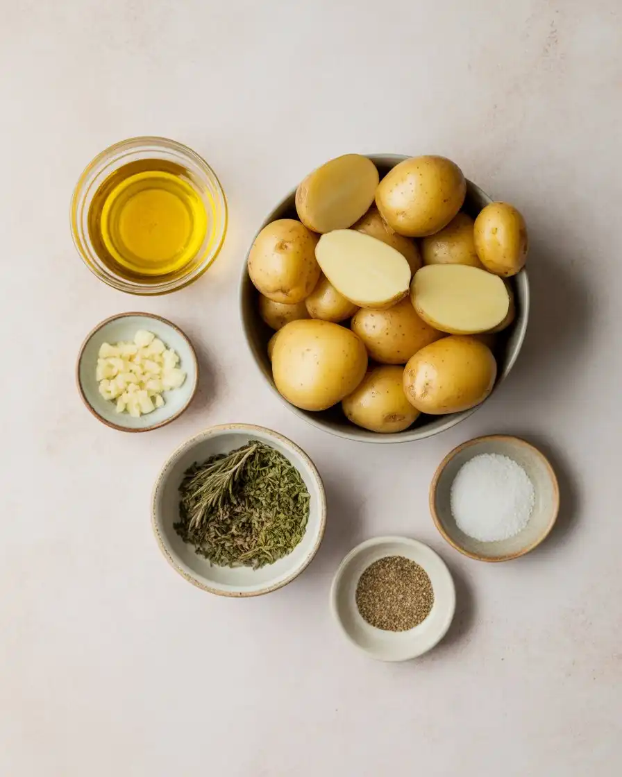 Ingredients of Roasted Baby Potatoes