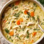 Lemon Chicken Orzo Soup Recipe