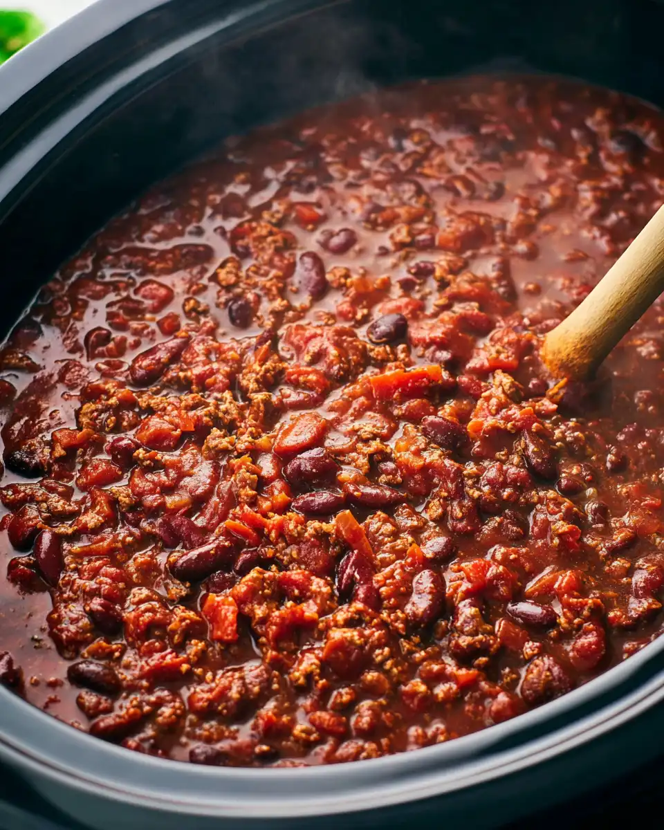Best Slow Cooker Beef Chili