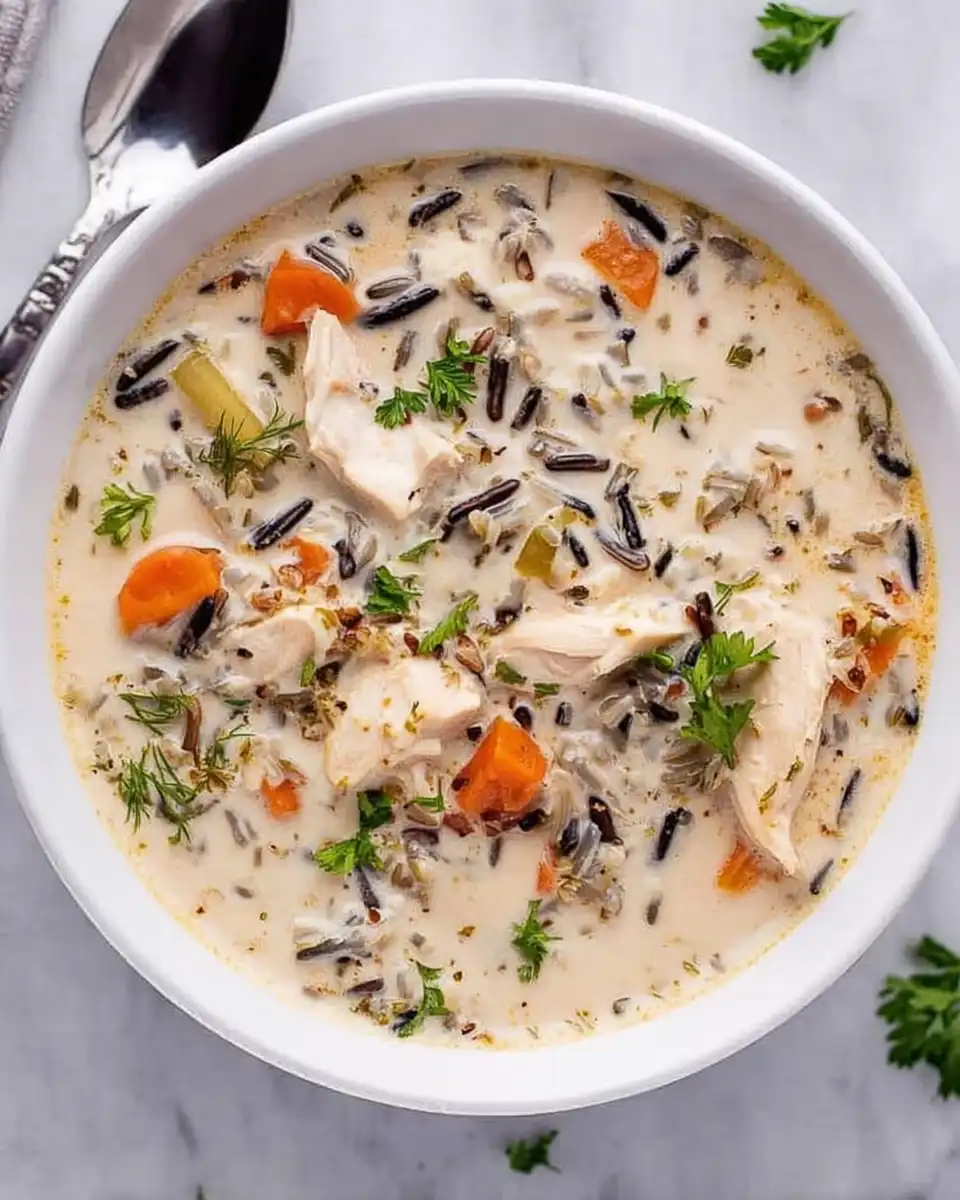 Creamy Chicken Wild Rice Soup Easy