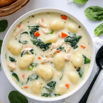 Homemade Chicken Gnocchi Soup