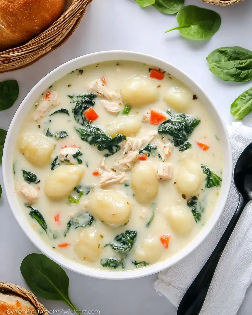 Homemade Chicken Gnocchi Soup