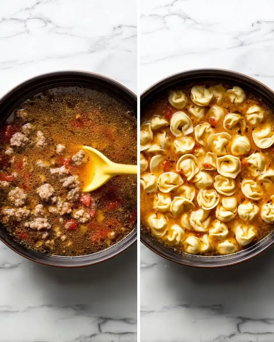 How to make Sausage Tortellini Soup