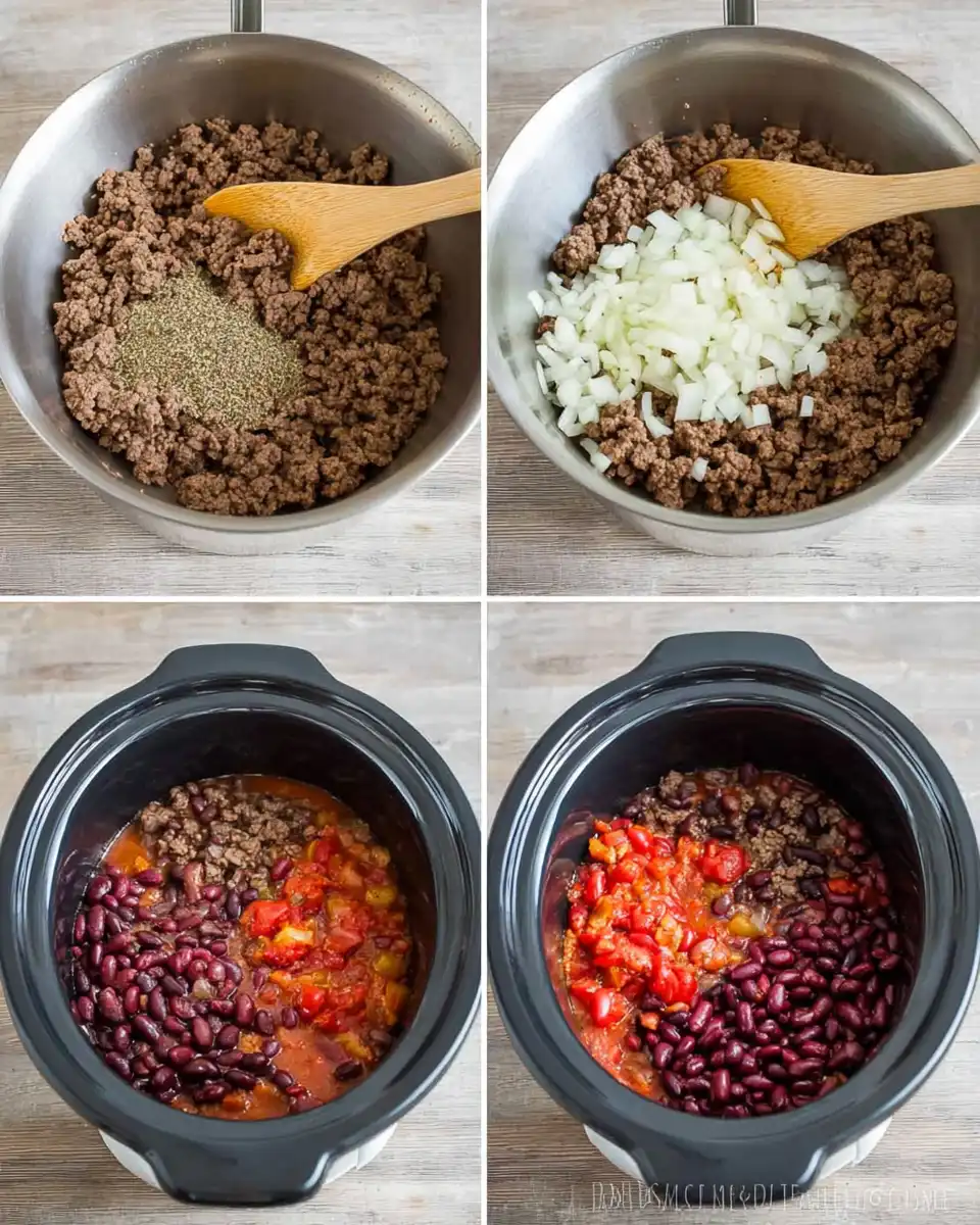 How to make Slow Cooker Beef Chili