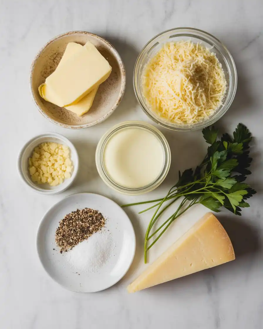 Ingredients Of Alfredo Sauce Recipe