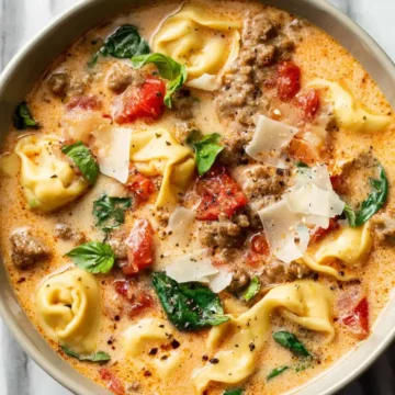 Sausage Tortellini Soup