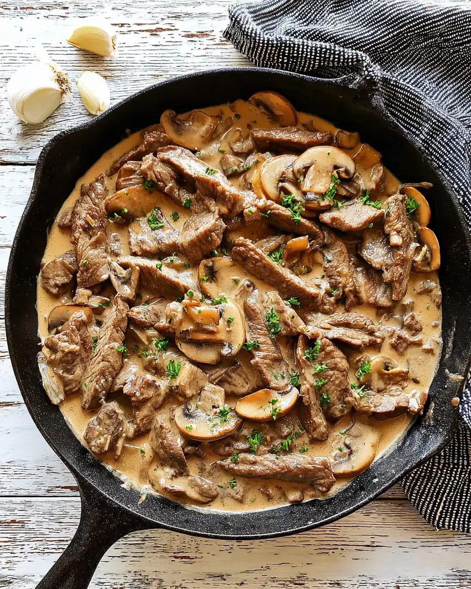 Easy Beef Stroganoff Recipe