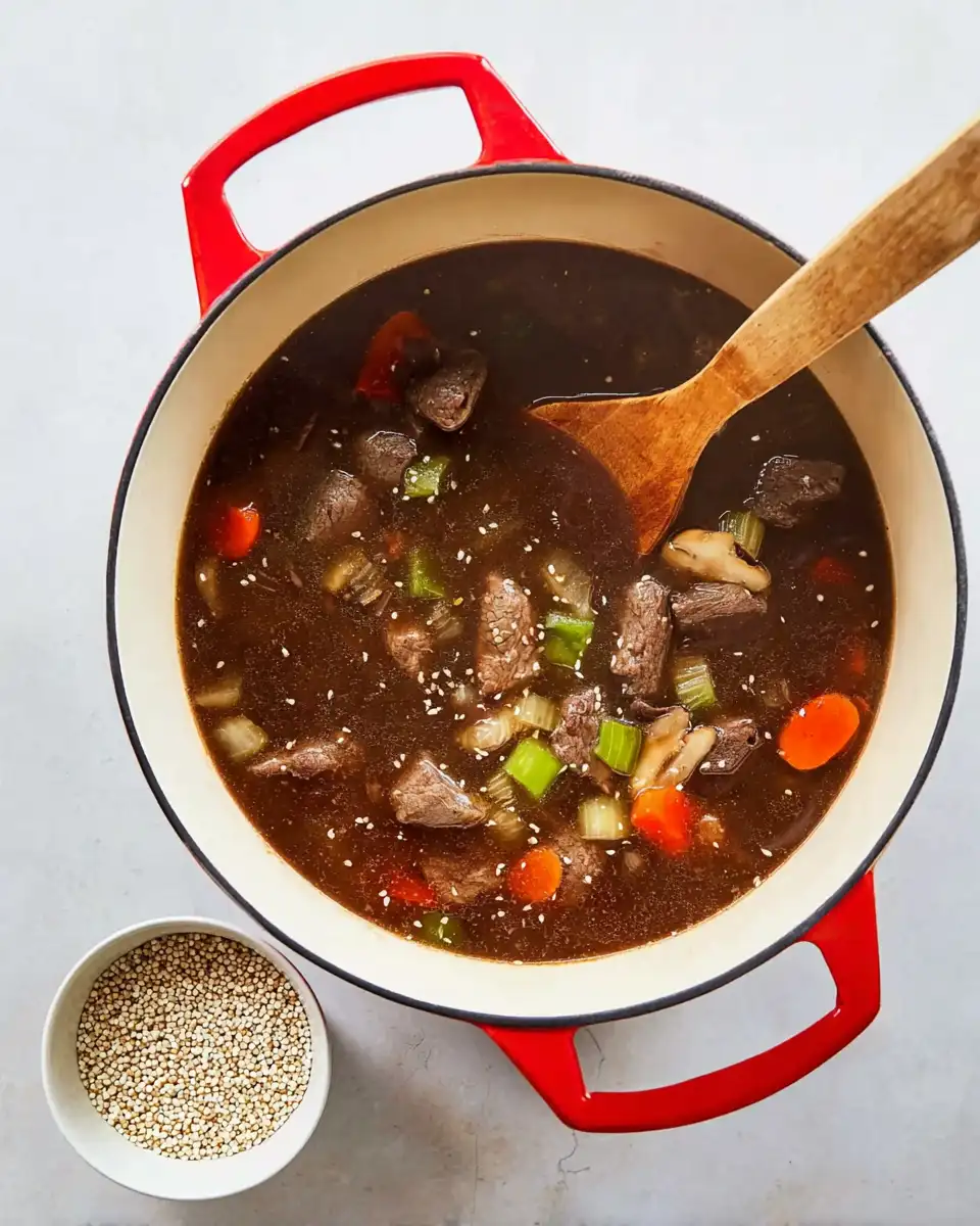 How to make Beef Barley Soup