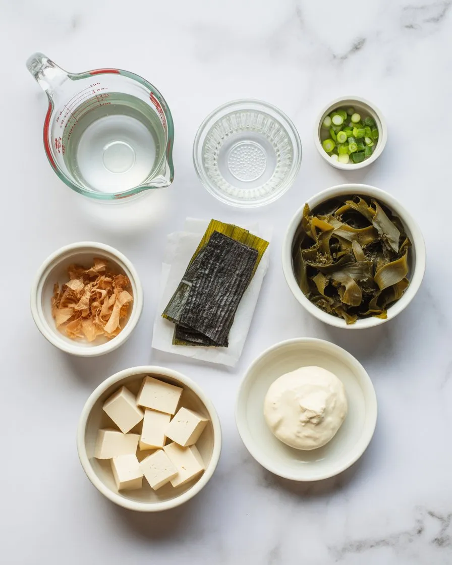 Ingredients of Miso Soup