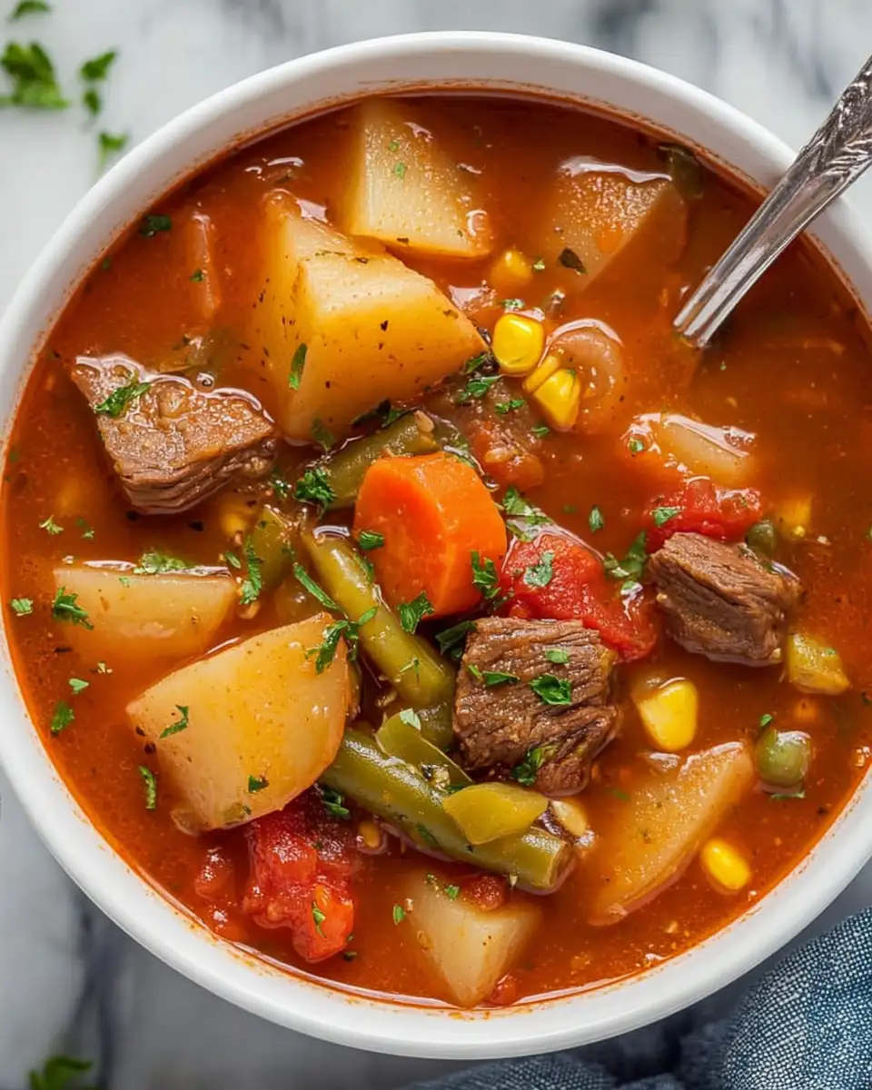 Vegetable Beef Soup Recipe