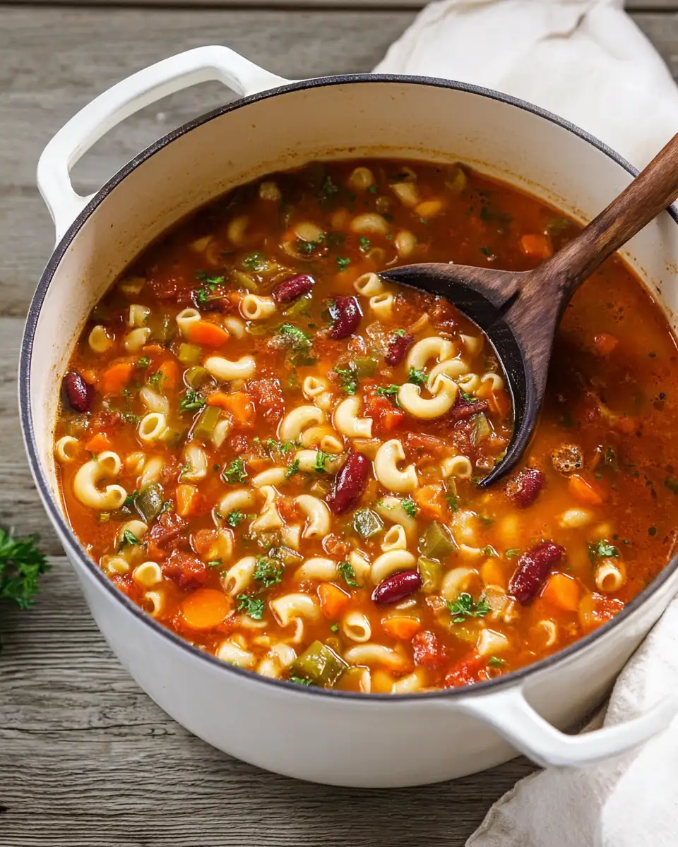 how to make Minestrone Soup