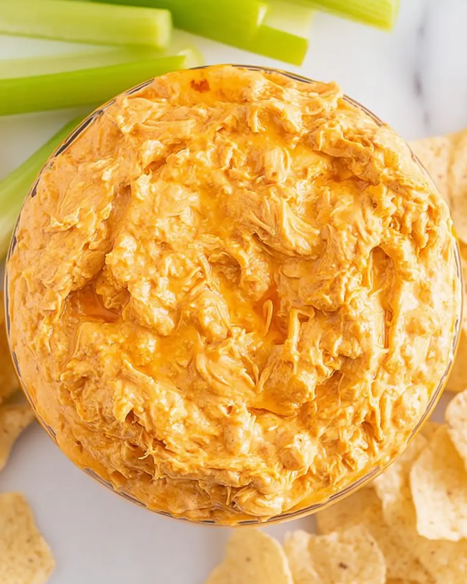 Easy Crockpot Buffalo Chicken Dip