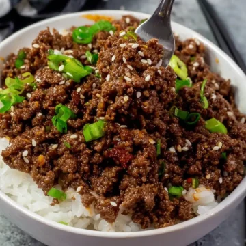 Easy Korean Beef Bowl
