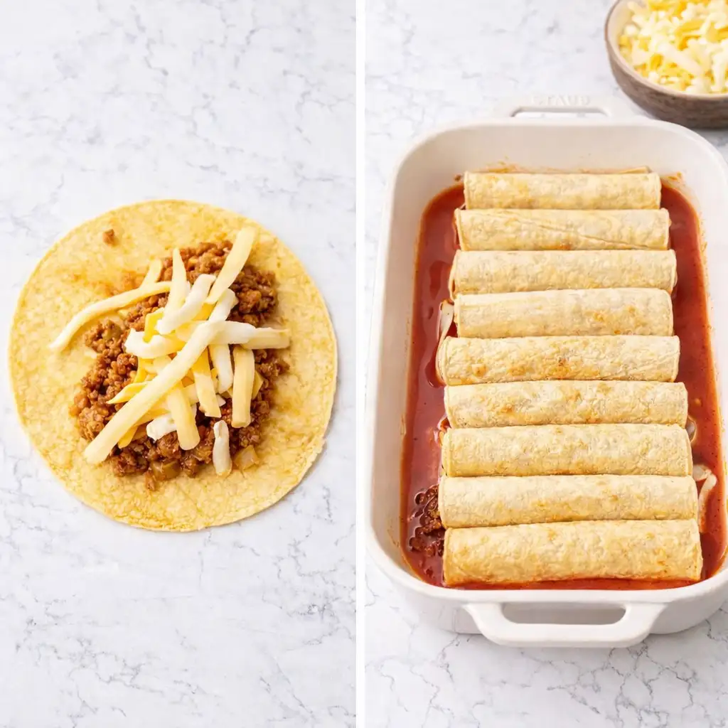 How to make Beef Enchiladas 1