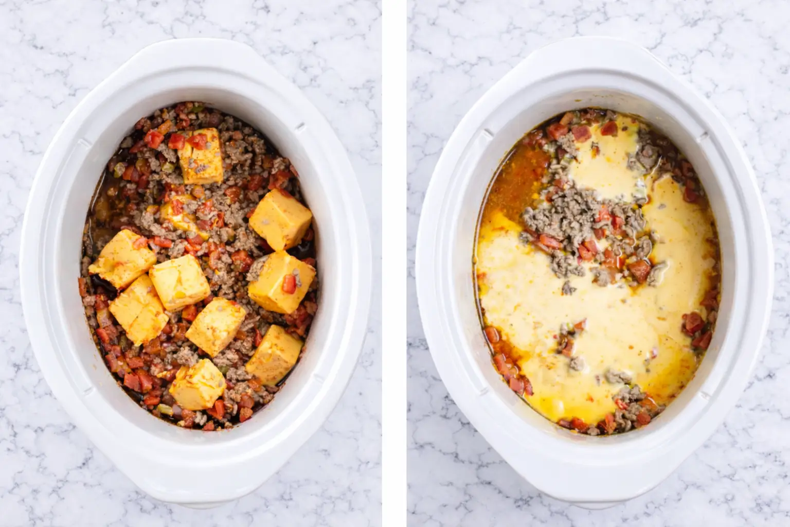 How to make Rotel Dip with Ground Beef 1