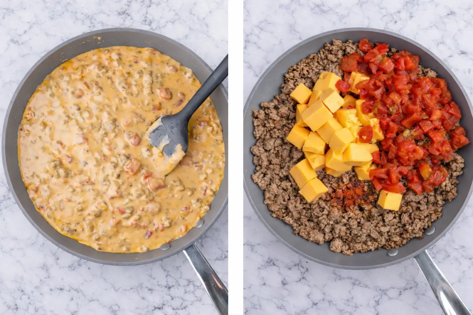 How to make Rotel Dip with Ground Beef