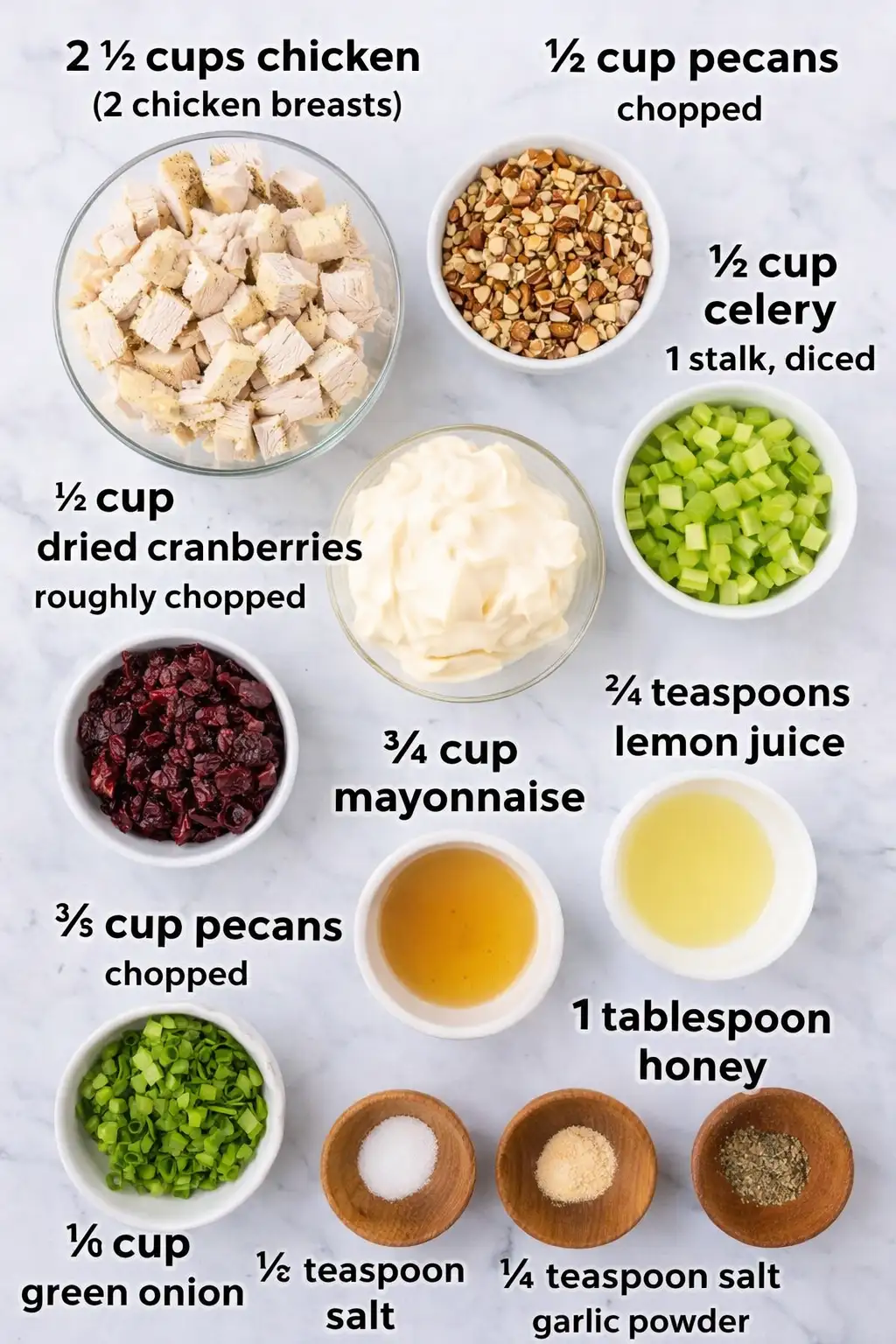 Ingredients of Chicken Salad Recipe