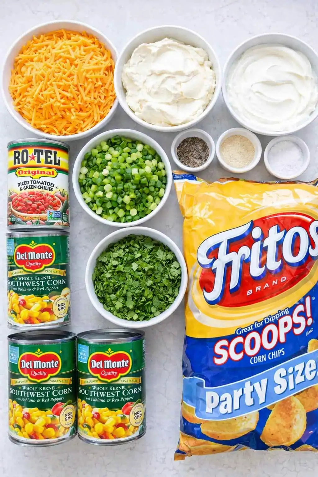 Ingredients of Corn Dip